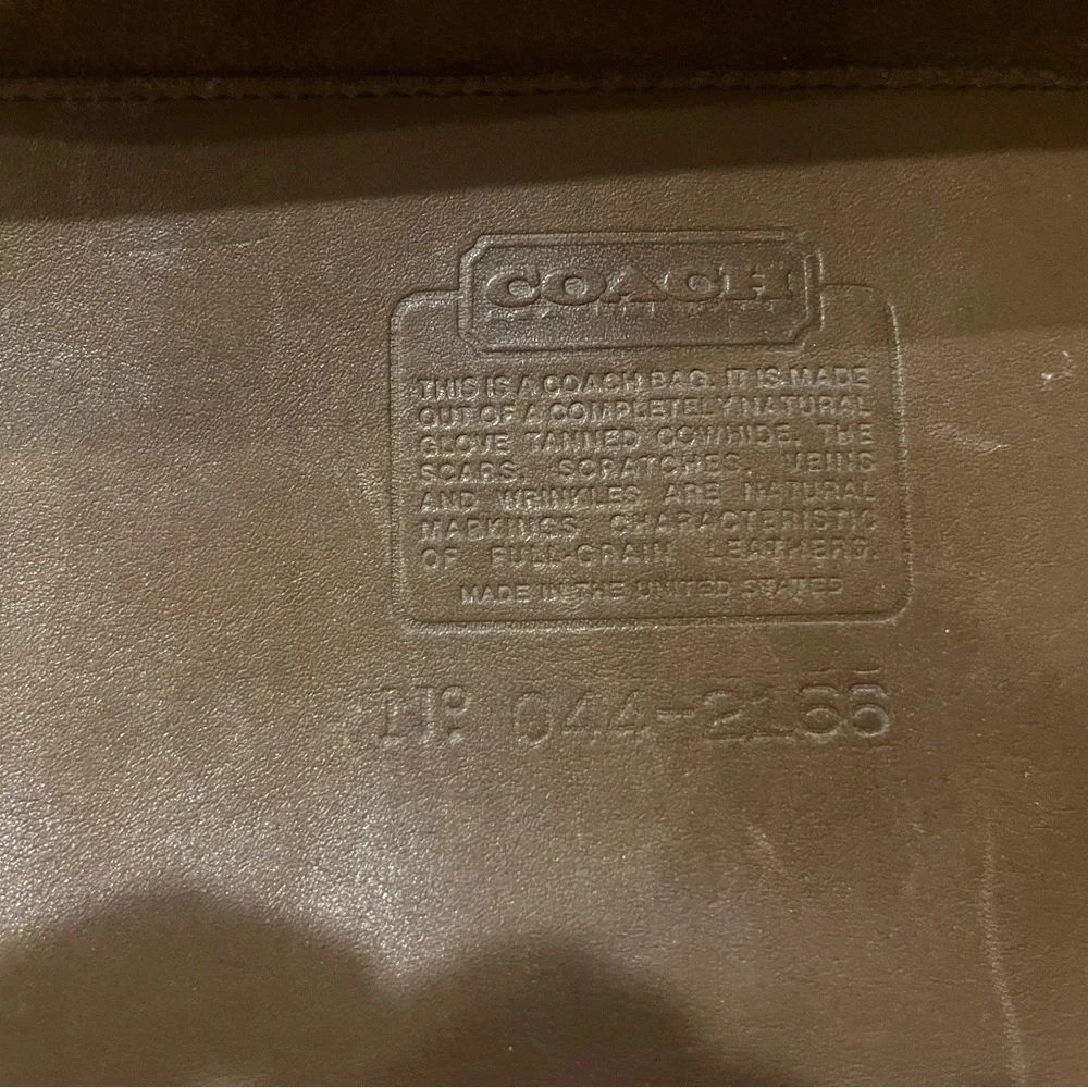 Coach Vintage No 044-2166 Brown crossbody bag - Picture 7 of 9